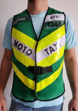 Colete Moto Táxi Personalizado/ Colete Motoboy Personalizado. Colete refletivo de alta visibilidade aprovado DENATRAN Cod.